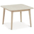 Square Coffee Table Nyborg 70x70 - White Oil